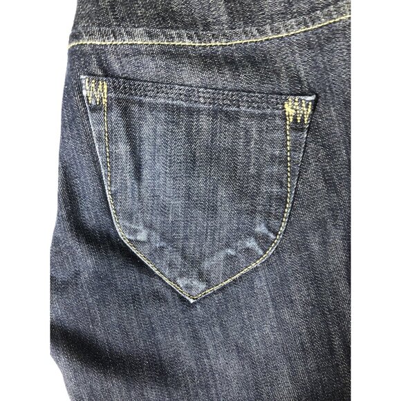 Diesel Industry Brucke Woman 26x30 Blue Denim Jeans Skinny Leg Hemmed Stretch - Picture 2 of 10